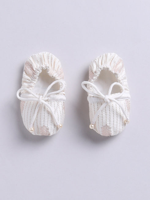 Infant Boy's Cream Silk Blend Ethnic Combo Set
